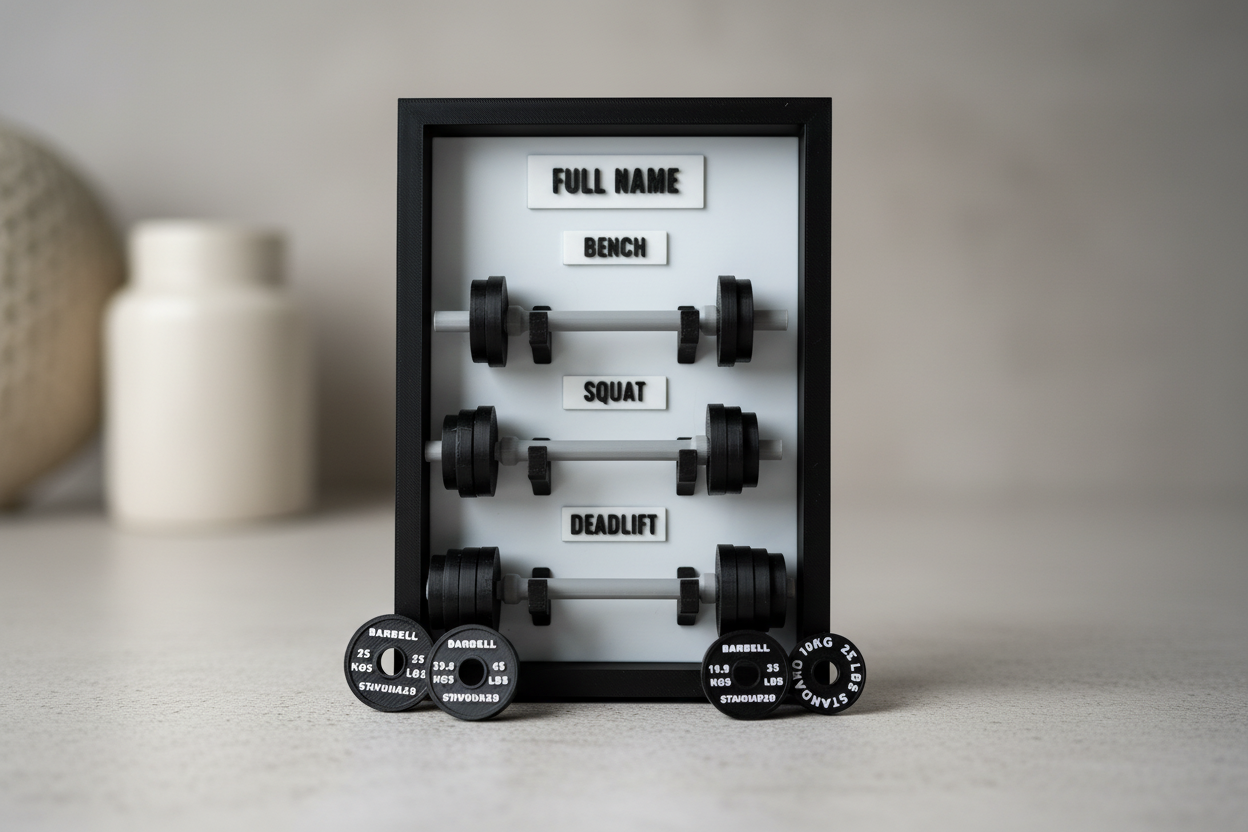 Personal Record Rack – Gepersonaliseerd Gym Frame