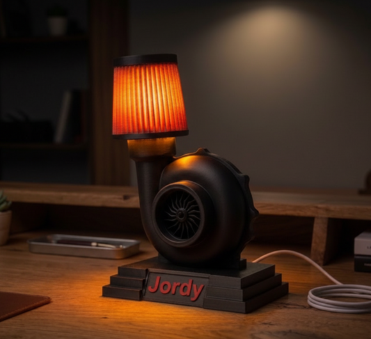 Scherpe turbo lamp zonder 3D print lijnen